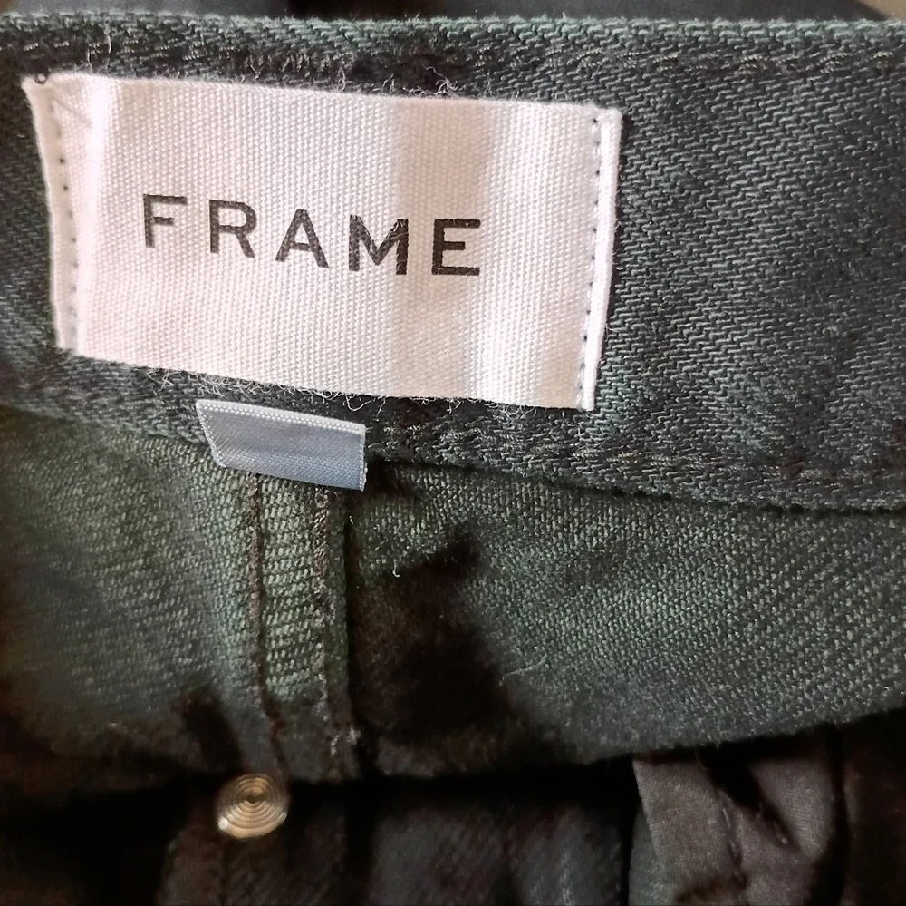 Revolve Frame Front Cuff Short Adrift Black 25 Frayed Hem Shortie Shorts